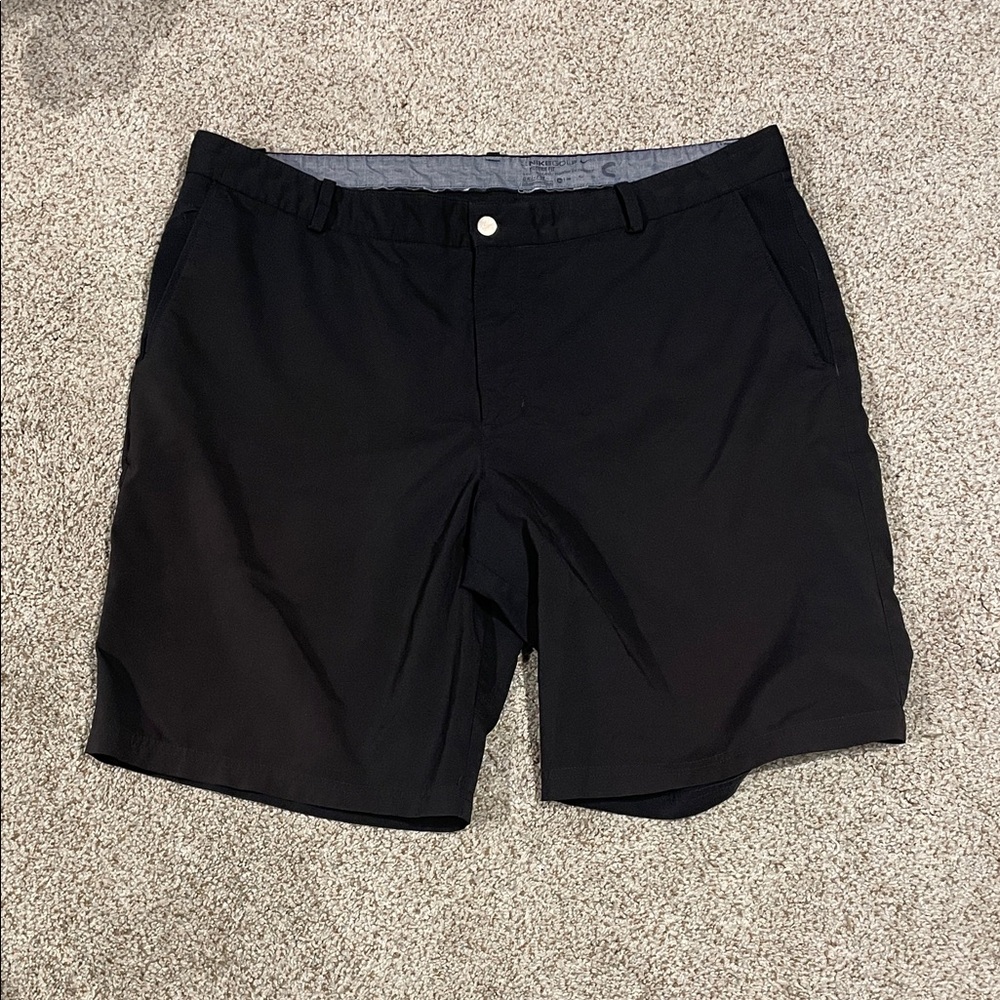 Nike Black Flat Front Men's Shorts